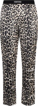 Silk Pajama Printed Trousers