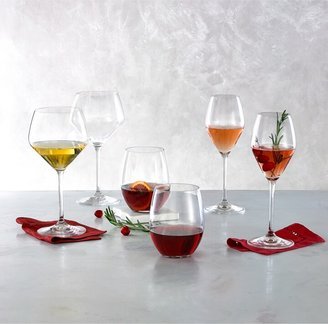 Set of 2 Heart to Heart Cabernet Glasses