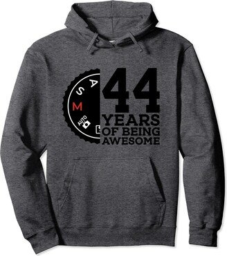 COOL PHOTOGRAPHY DESIGNS AND OUTFITS 44 YEARS OF BEING AWESOME PHOTOGRAPHER 44TH BIRTHDAY Pullover Hoodie