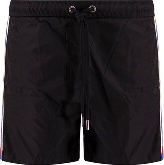 Side Striped Logo Swim Shorts