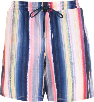 Gil stripe-print swimming shorts