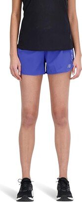 Impact Run 3 Shorts (Marine Blue) Women's Shorts