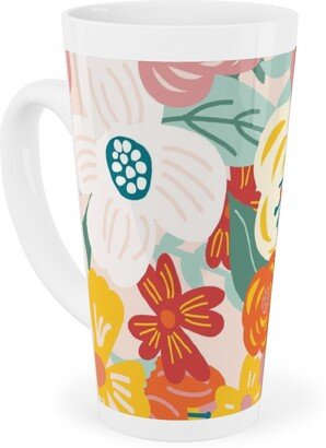 Mugs: Liberty Florals Tall Latte Mug, 17Oz, Multicolor