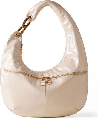 Hobo Infinite Large Patent Shoulder Bag