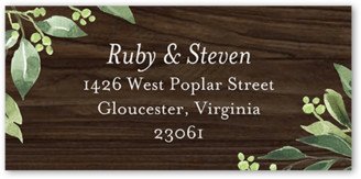 Address Labels: Naturally Forever Address Label, Brown, Address Label, Matte