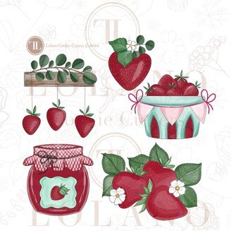 strawberry Themed Cookie Cutters
