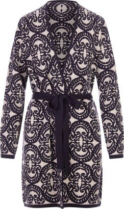 'S Max Mara Jacquard Cardigan Coat