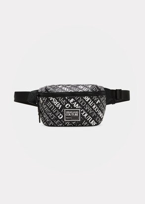 Men's Allover Logo Belt Bag