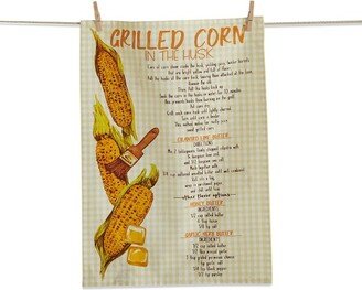 tagltd Grilled Corn Recipe Dishtowel