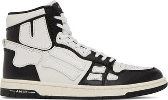 Black & White Skel Hi Sneakers