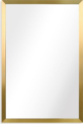 Stainless Steel Rectangular Wall Mirror