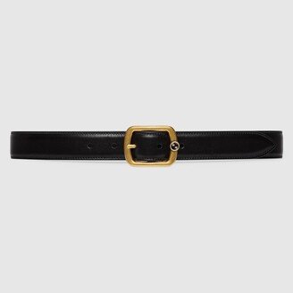 Belt with rectangular buckle-AA