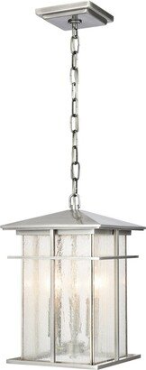 Artistic Home & Lighting Artistic Home Oak Park 9'' Wide 3-Light Outdoor Pendant-AA