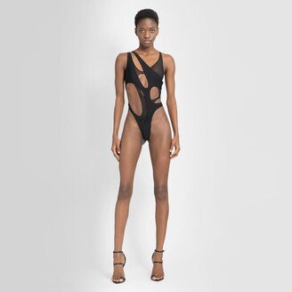 Woman Black Bodysuits-AM