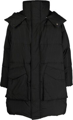 Ile detachable-hood padded coat