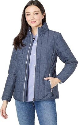 Rainier Primaloft Eco Full Zip Jacket (Anthracite Melange) Women's Clothing