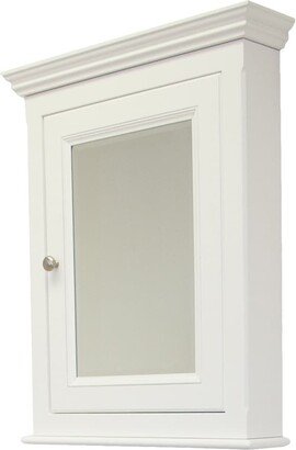 Perri White Reversible Door Wooden Medicine Cabinet