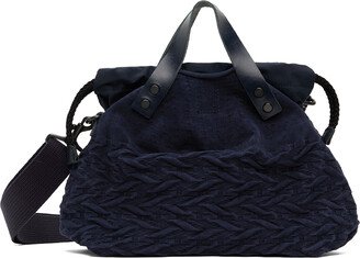 Navy Yashiki Edition Textured Messenger Bag