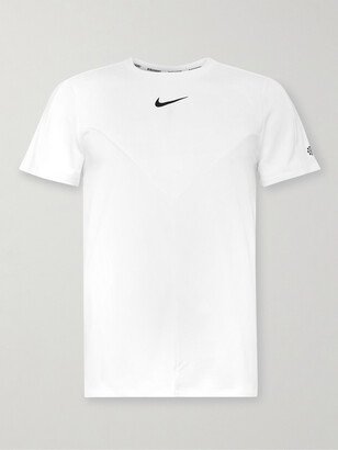 Nike Tennis NikeCourt Slam Slim-Fit Logo-Print Dri-FIT T-Shirt