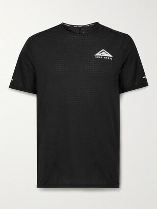 Nike Running Trail Solar Chase Dri-FIT Mesh T-Shirt-AA