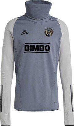 Men's Gray Philadelphia Union Warm Raglan Cold.rdy Top