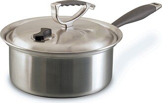 3 Quart Tri-Ply Sauce Pan w/Lid