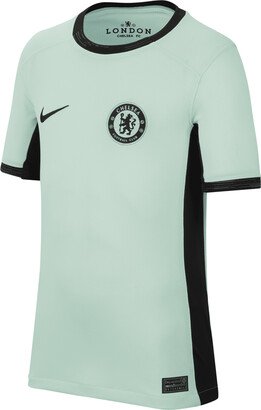 Reece James Chelsea 2023/24 Stadium Away Big Kids' Dri-FIT Soccer Jersey in Green