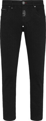 Mid-Rise Tapered-Leg Trousers