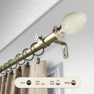 InStyleDesign Waney 1 inch Diameter Adjustable Curtain Rod