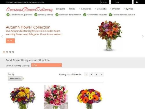Overseas Flower Delivery Promo Codes & Coupons