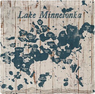 Lake Minnetonka Shabby Map Drink Coaster Set
