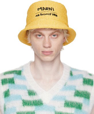 Yellow No Vacancy Inn Edition Embroidered Woven Hat