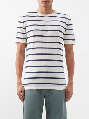 Ghiaia Cashmere Marianio Striped Cashmere T-shirt