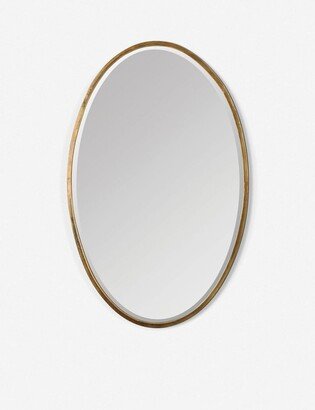 HCD Oval Mirror - Gold - 28'' H x 17.75'' W x 1'' D