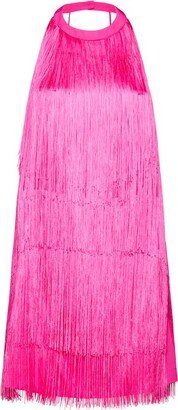 Fringe Sleeveless Mini Dress