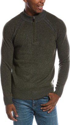 Plaited Cashmere Mock Sweater-AL