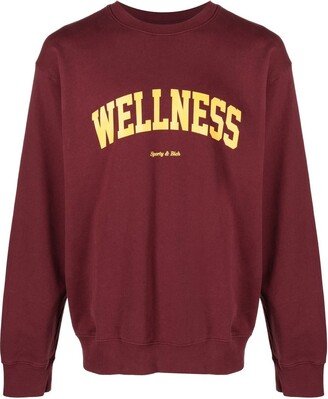 Wellness logo-print jumper