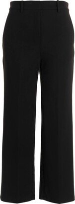 Cropped High-Waist Pants