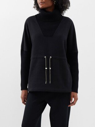 Cavello Roll-neck Cotton-blend Jersey Sweatshirt