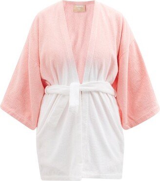 Belted Tie-dye Cotton Robe