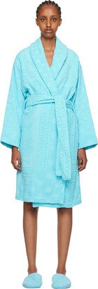 Blue Seashell Baroque Robe