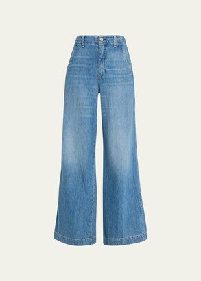 AMO Denim Edith Wide-Leg Trouser Jeans