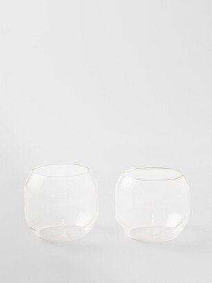 Set Of Two Velasca Acqua Glass Tumblers