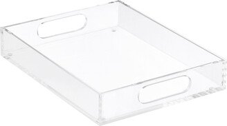 Luxe Small Acrylic Letter Tray Clear