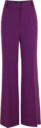 Button Detailed Wide Leg Trousers-AB