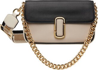 Beige & Black 'The J Marc' Shoulder Bag