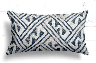 Sale 24x12 Limited Edition Indoor Pillow Covers Decorative Home Decor Lumbar Navy White Lander Ocean