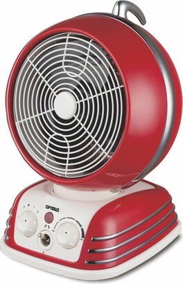 Optimus Retro Design Oscillating Fan Heater