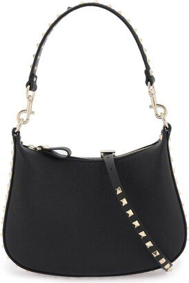 Garavani Rockstud Zip-Up Small Shoulder Bag