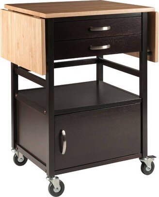 Bellini Kitchen Cart Coffee/Natural